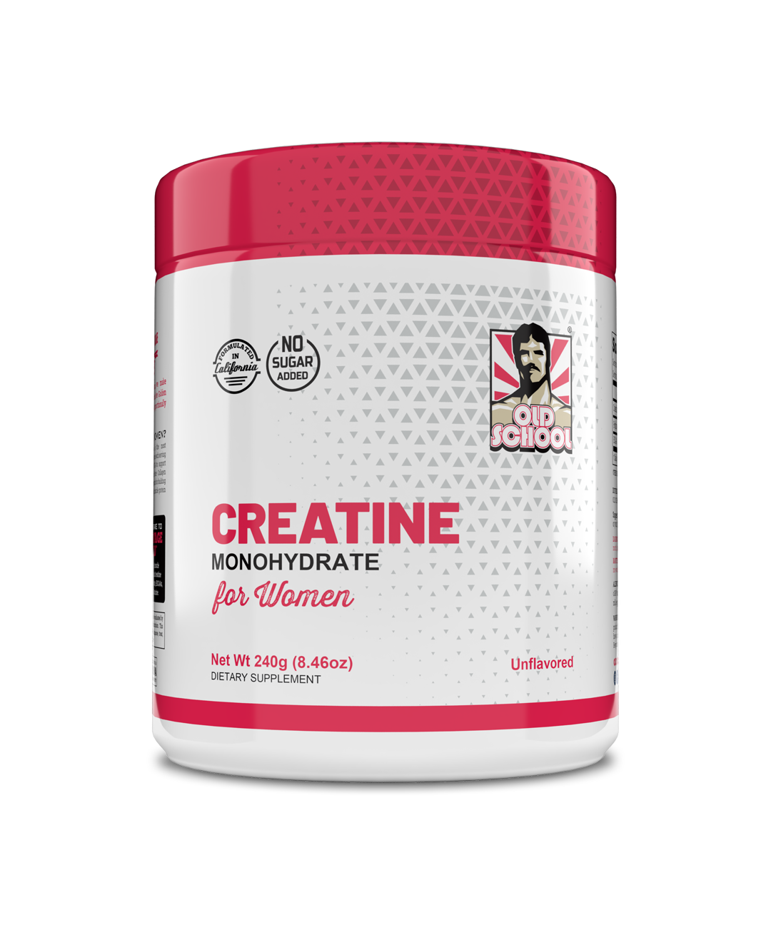 Creatina Old School para Mujeres – Más Energía, Más Fuerza, Más Resultados (250gr)