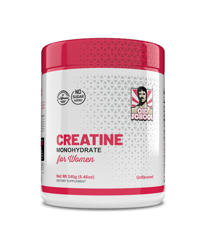 Creatina Old School para Mujeres – Más Energía, Más Fuerza, Más Resultados (250gr)