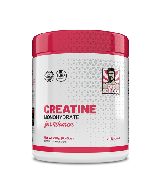 Creatina Old School para Mujeres – Más Energía, Más Fuerza, Más Resultados (250gr)